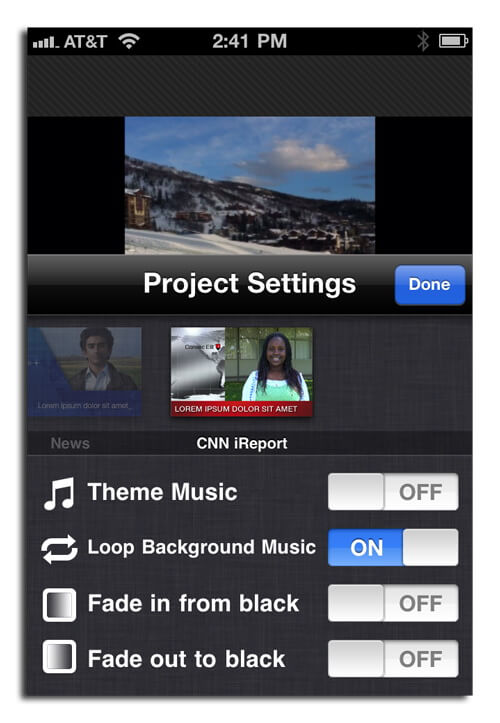 Первый взгляд на iMovie для iOS. Первый взгляд на iMovie для iOS. Фото.