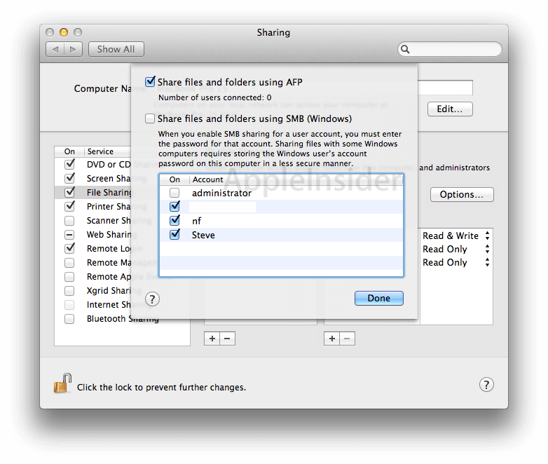 Mac OS X10.7: Apple убирает FTP и вводит новую опцию WebDAV. Mac OS X10.7: Apple убирает FTP и вводит новую опцию WebDAV. Фото.