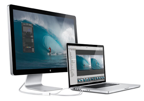 MacBook Pro 2011 конфликтуют с 24″ LED Cinema Display. MacBook Pro 2011 конфликтуют с 24″ LED Cinema Display. Фото.