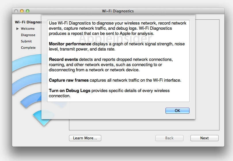 Диагностика Wi-Fi в Mac OS X 10.7 Lion Диагностика Wi-Fi в Mac OS X 10.7 Lion