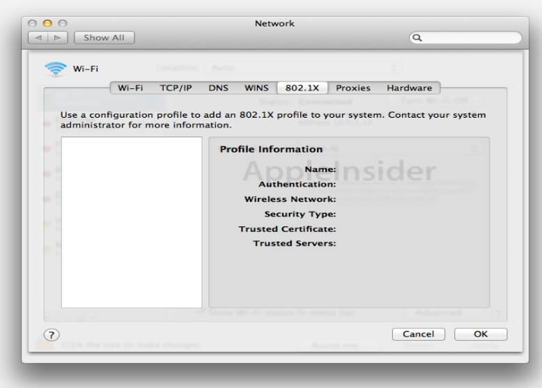 Диагностика Wi-Fi в Mac OS X 10.7 Lion Диагностика Wi-Fi в Mac OS X 10.7 Lion
