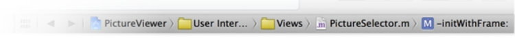 Xcode 4 Jump Bar Xcode 4 Jump Bar