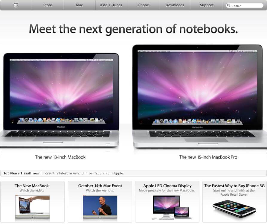 Эволюция Apple.com: 1996 – 2011. Эволюция Apple.com: 1996 – 2011. Фото.