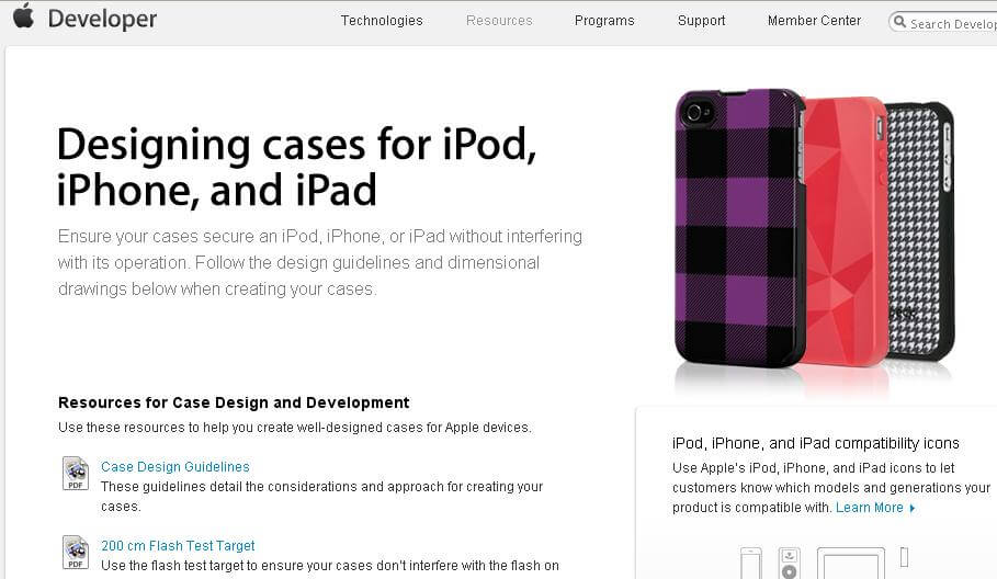 Apple учит, как делать чехлы для устройств iOS. Apple учит, как делать чехлы для устройств iOS. Фото.