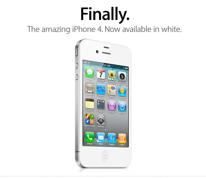 Он уже здесь — белый iPhone 4! Он уже здесь — белый iPhone 4! Фото.