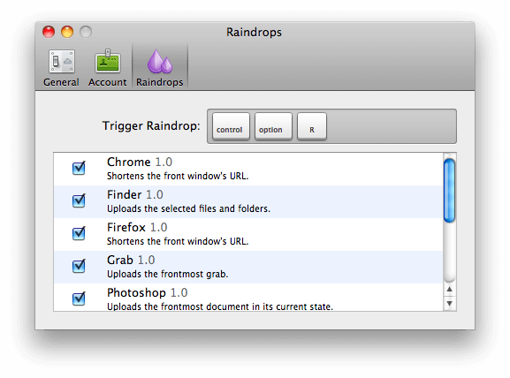 Raindrops в CloudApp Raindrops в CloudApp