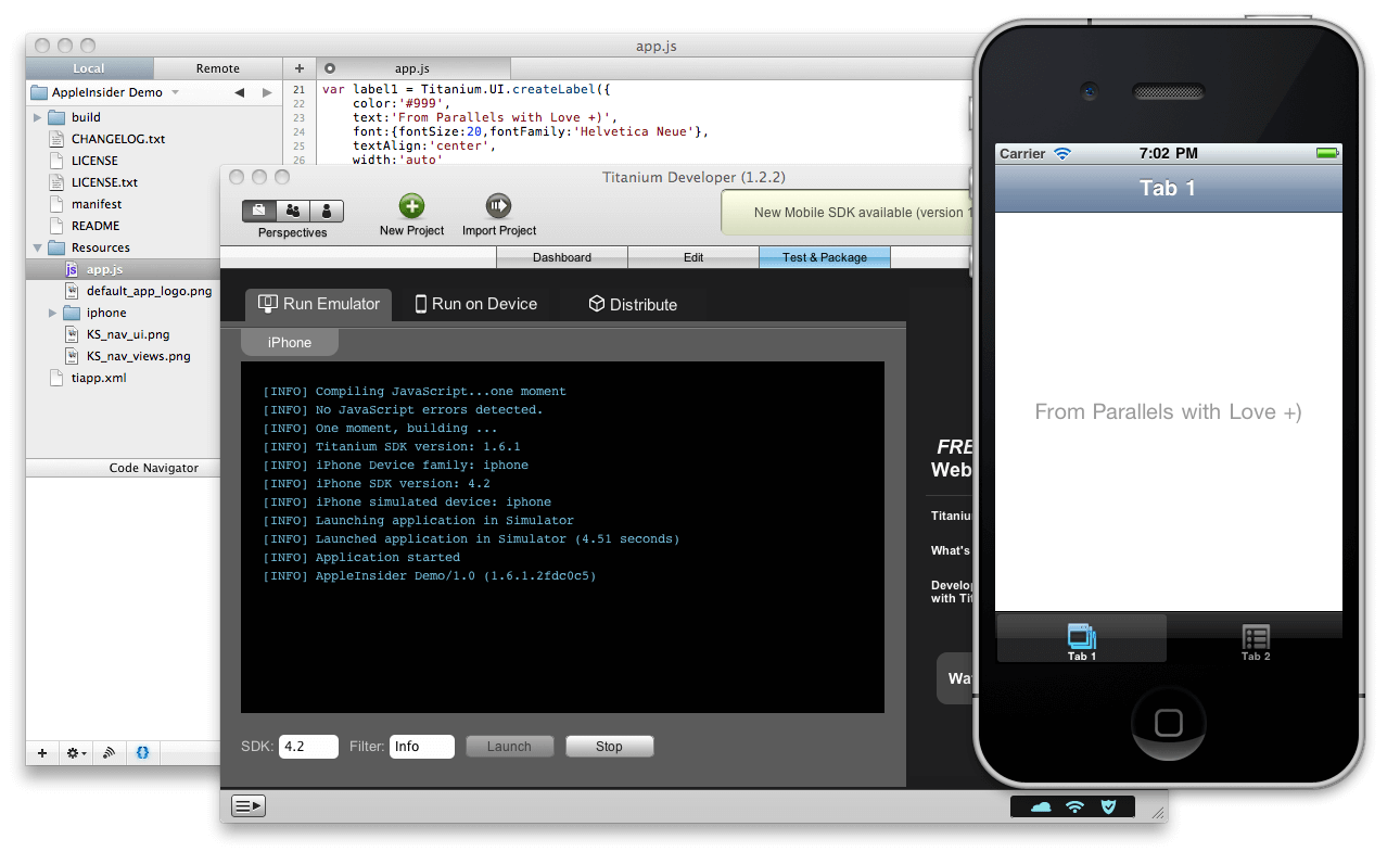 Идем в обход: альтернативные платформы разработки под iOS. Appcelerator. Идем в обход: альтернативные платформы разработки под iOS. Appcelerator. Фото.