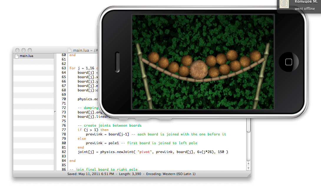 Идем в обход: альтернативные платформы разработки под iOS. Corona. Идем в обход: альтернативные платформы разработки под iOS. Corona. Фото.