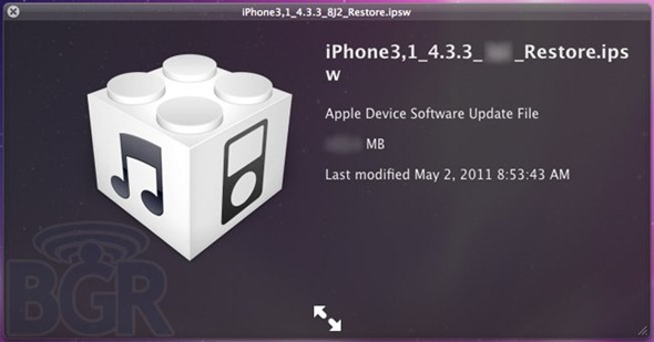 iOS 4.3.3 уже близко. iOS 4.3.3 уже близко. Фото.