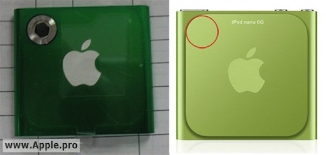iPod nano получит 1,3 Мп камеру? iPod nano получит 1,3 Мп камеру? Фото.