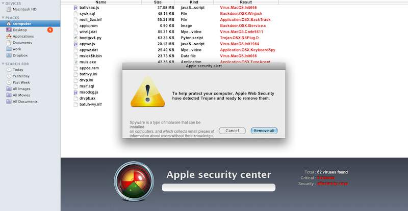 Apple инструктирует, как удалить фальшивый антивирус Mac Defender. Apple инструктирует, как удалить фальшивый антивирус Mac Defender. Фото.
