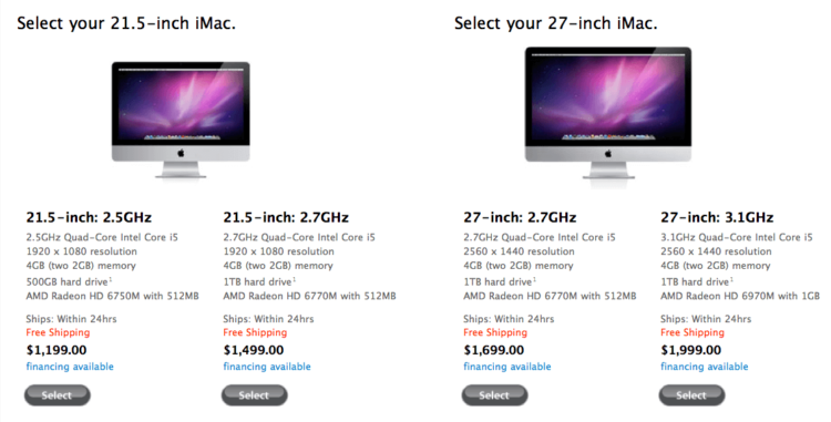 Новая линейка iMac уже в продаже! Новая линейка iMac уже в продаже! Фото.