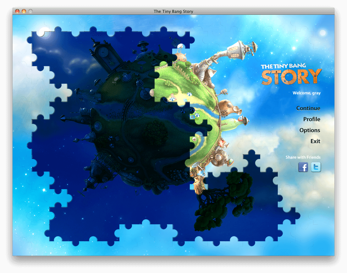 [Mac App Store] The Tiny Bang Story. Фото.