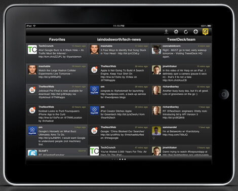 TweetDeck. TweetDeck. Фото.