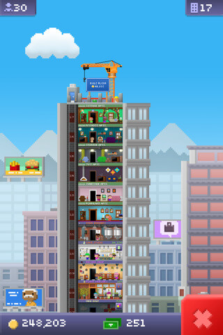 Tiny Tower: стань прорабом-бизнесменом. Tiny Tower: стань прорабом-бизнесменом. Фото.