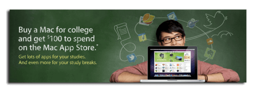Акция Apple «Back to School» успешно стартовала. Акция Apple «Back to School» успешно стартовала. Фото.
