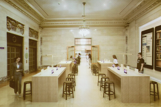 Apple Store в здании Grand Central может открыться к праздничному сезону. Apple Store в здании Grand Central может открыться к праздничному сезону. Фото.