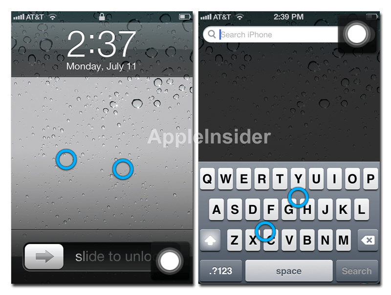 Новые возможности Apple iOS 5: функция Assistive Touch. Новые возможности Apple iOS 5: функция Assistive Touch. Фото.