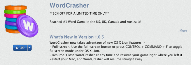В Mac App Store начали появляться приложения для Lion. В Mac App Store начали появляться приложения для Lion. Фото.
