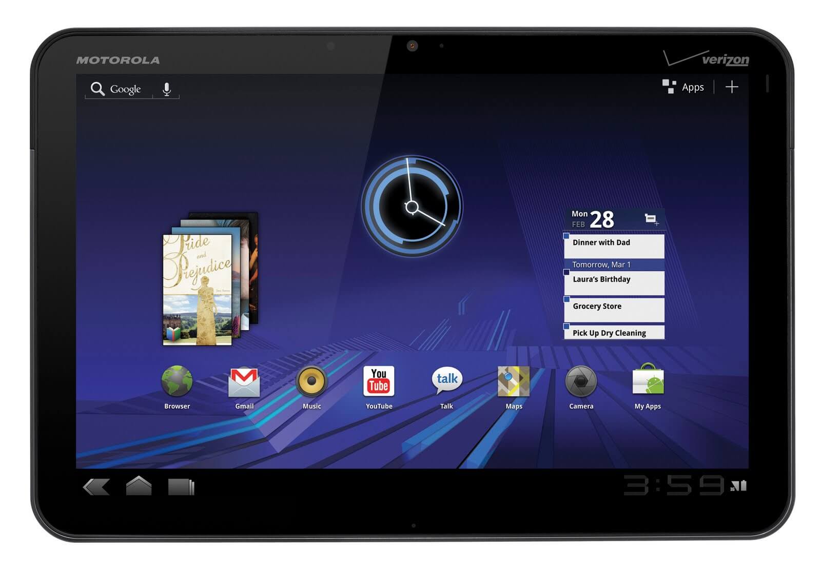 Motorola Xoom: Ствол убийцы iPad оказался не заряжен. Motorola Xoom: Ствол убийцы iPad оказался не заряжен. Фото.