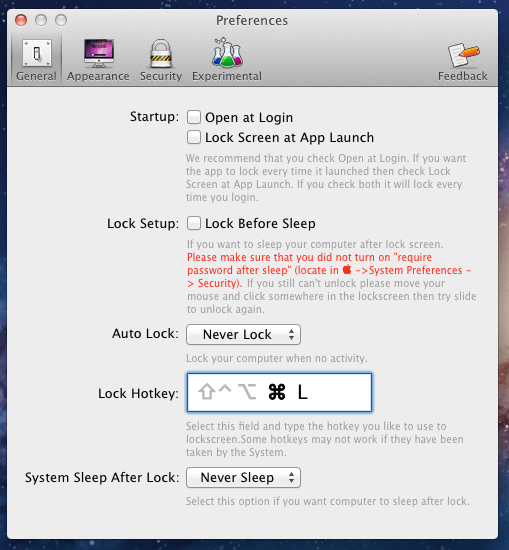 [Mac App Store] Lock Screen 2 — разблокируйте экран вашего Mac-а одним движением руки! Фото.