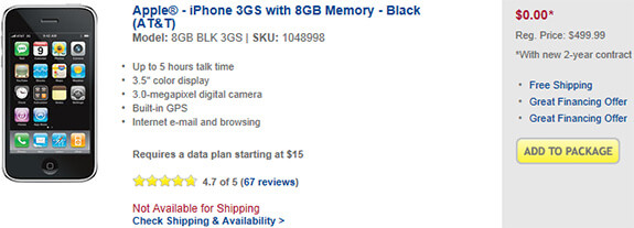 Только сегодня iPhone 3GS 8GB можно получить бесплатно. Только сегодня iPhone 3GS 8GB можно получить бесплатно. Фото.