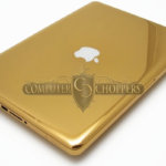 MacBook в золотом. MacBook в золотом. Фото.