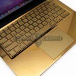 MacBook в золотом. MacBook в золотом. Фото.