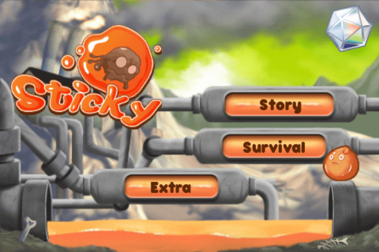 Sticky — желейное нечто. Фото.