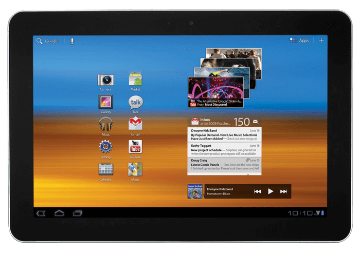 Samsung Galaxy Tab 10.1 возвращается в европейские магазины. Фото.