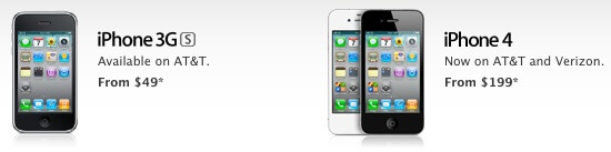 iPhone 4 и 3GS — самые продаваемые смартфоны в США. iPhone 4 и 3GS — самые продаваемые смартфоны в США. Фото.