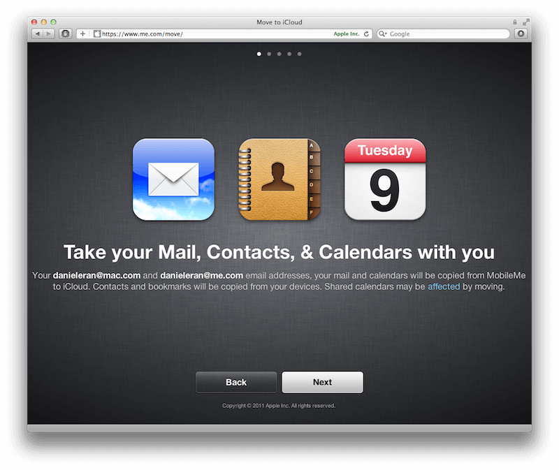 Apple «официально» отказалась от некоторых функций MobileMe. Apple «официально» отказалась от некоторых функций MobileMe. Фото.