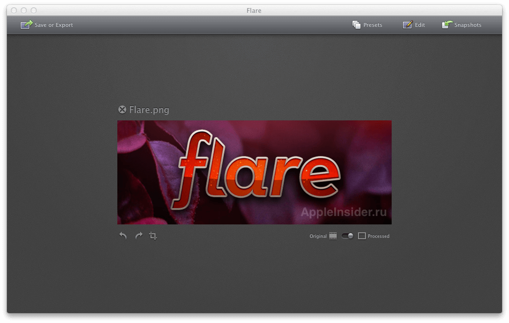 [Mac App Store] Flare — легкий, но очень функциональный графический редактор. Фото.