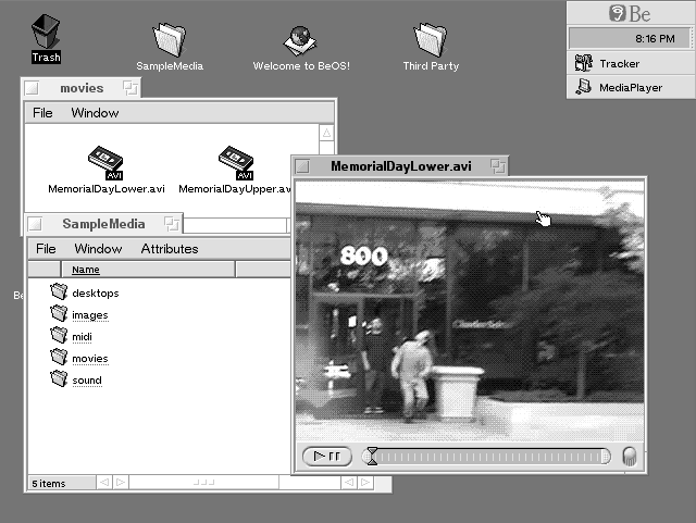 История операционных систем Apple. Часть 6. BeOS. История операционных систем Apple. Часть 6. BeOS. Фото.