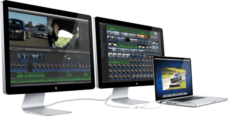 Apple завозит первые дисплеи Thunderbolt Display в розничные магазины. Apple завозит первые дисплеи Thunderbolt Display в розничные магазины. Фото.