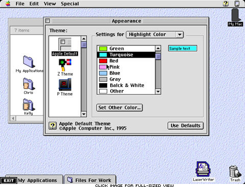 История операционных систем Apple. Часть 6. Copland. История операционных систем Apple. Часть 6. Copland. Фото.
