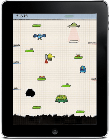 Doodle Jump для iPad – наконец-то! Doodle Jump для iPad – наконец-то! Фото.