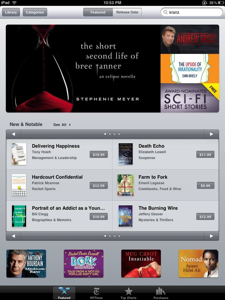 iBookstore расширился на 25 стран. iBookstore расширился на 25 стран. Фото.