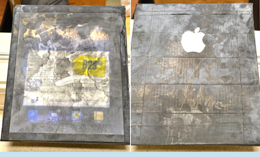 Американка купила кусок дерева вместо iPad. Американка купила кусок дерева вместо iPad. Фото.