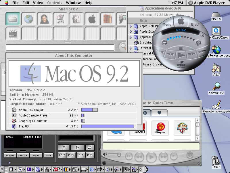 История операционных систем Apple. Часть 9. Mac OS 8 и 9. История операционных систем Apple. Часть 9. Mac OS 8 и 9. Фото.