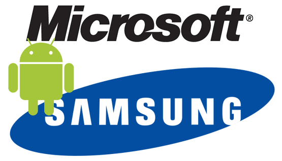 Microsoft будет получать роялти от продаж устройств Samsung на базе Android. Microsoft будет получать роялти от продаж устройств Samsung на базе Android. Фото.