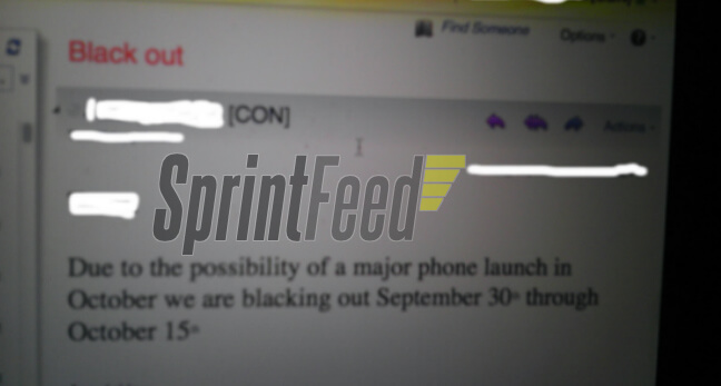 Sprint: iPhone 5 появится в продаже в начале октября. Sprint: iPhone 5 появится в продаже в начале октября. Фото.