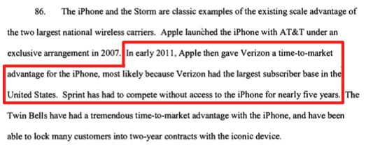 Sprint называет одним из главных преимуществ AT&T получение iPhone. Sprint называет одним из главных преимуществ AT&T получение iPhone. Фото.