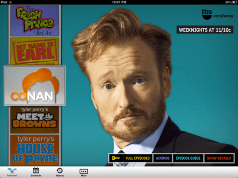 Обновились приложения NBC, TNT и TBS для iPad. TNT и TBS. Обновились приложения NBC, TNT и TBS для iPad. TNT и TBS. Фото.