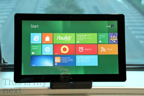 Microsoft представила прототип планшета Samsung под управлением Windows 8. Microsoft представила прототип планшета Samsung под управлением Windows 8. Фото.