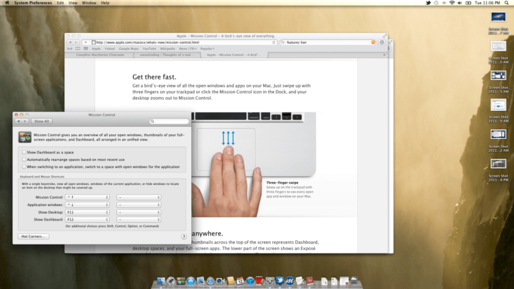 Mission Control Preferences