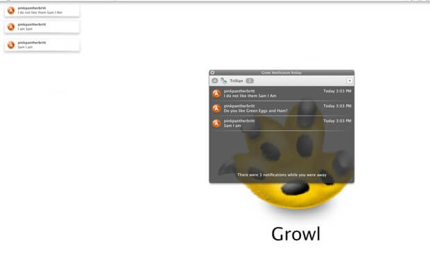 Growl 1.3. Теперь в Mac App Store. Growl 1.3. Теперь в Mac App Store. Фото.