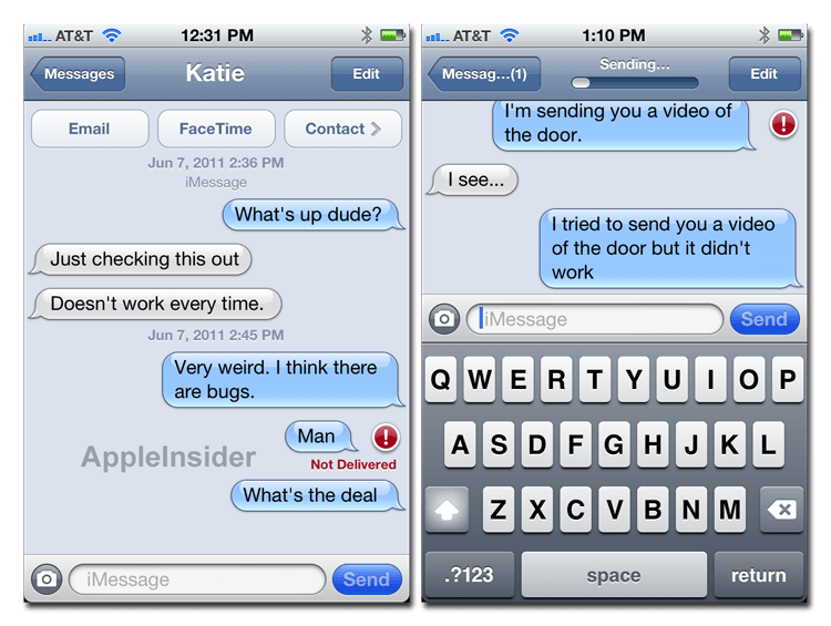 Сервис Apple iMessage – серьезная угроза SMS-бизнесу мобильных операторов. Сервис Apple iMessage – серьезная угроза SMS-бизнесу мобильных операторов. Фото.