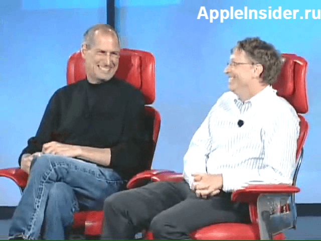 Совместное интервью Стива Джобса и Билла Гейтса. Часть 5. Фото.