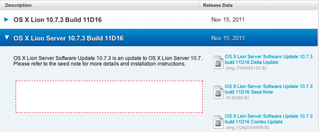 OS X Lion 10.7.3 (11D16) OS X Lion 10.7.3 (11D16)
